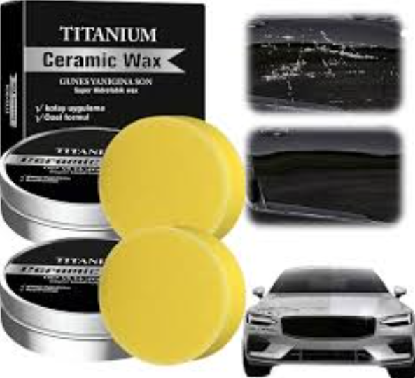Car Wax Ceramic Coating - 100g 전문가용 티타늄 세라믹 왁스 크림