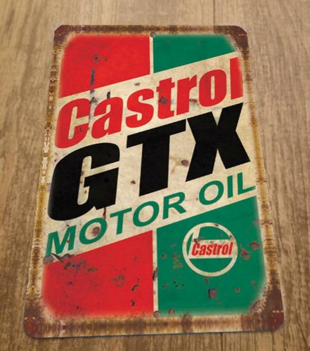 Castrol Oil Gtx - 빈티지 캐스트롤 GTX 모터 오일 광고