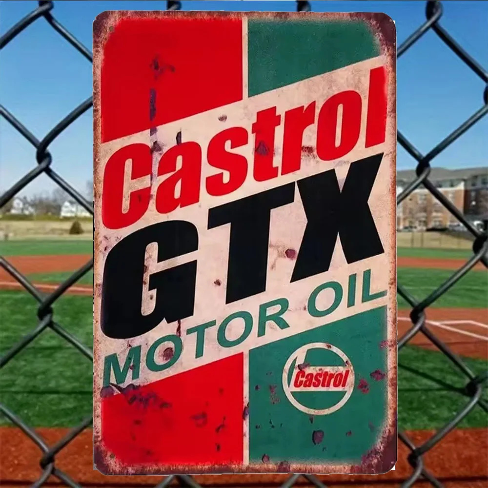 빈티지 캐스트롤 GTX 모터 오일 틴 사인, 레트로 자 - Castrol Oil Gtx 리뷰 및 가격