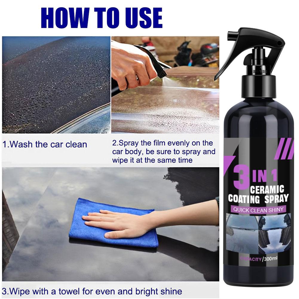 빠른 얼룩 제거 자동차 스프레이 광택나는 자동차 나노  - Car Wax Ceramic Coating 리뷰 및 가격