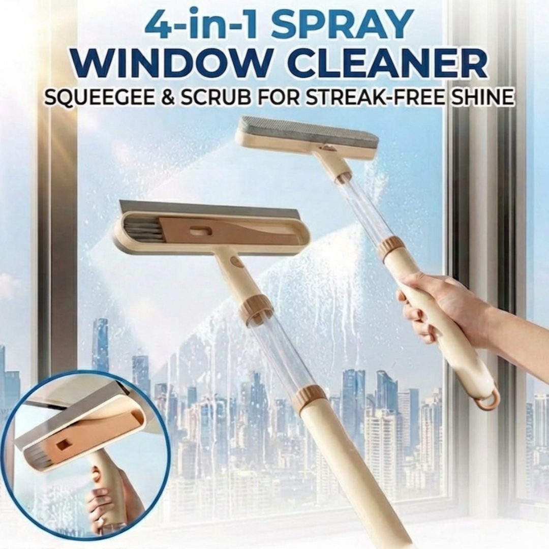 4-in-1 창문 유리 청소기, 확장형 내장 스프레이, - Glass Cleaner Streak 리뷰 및 가격