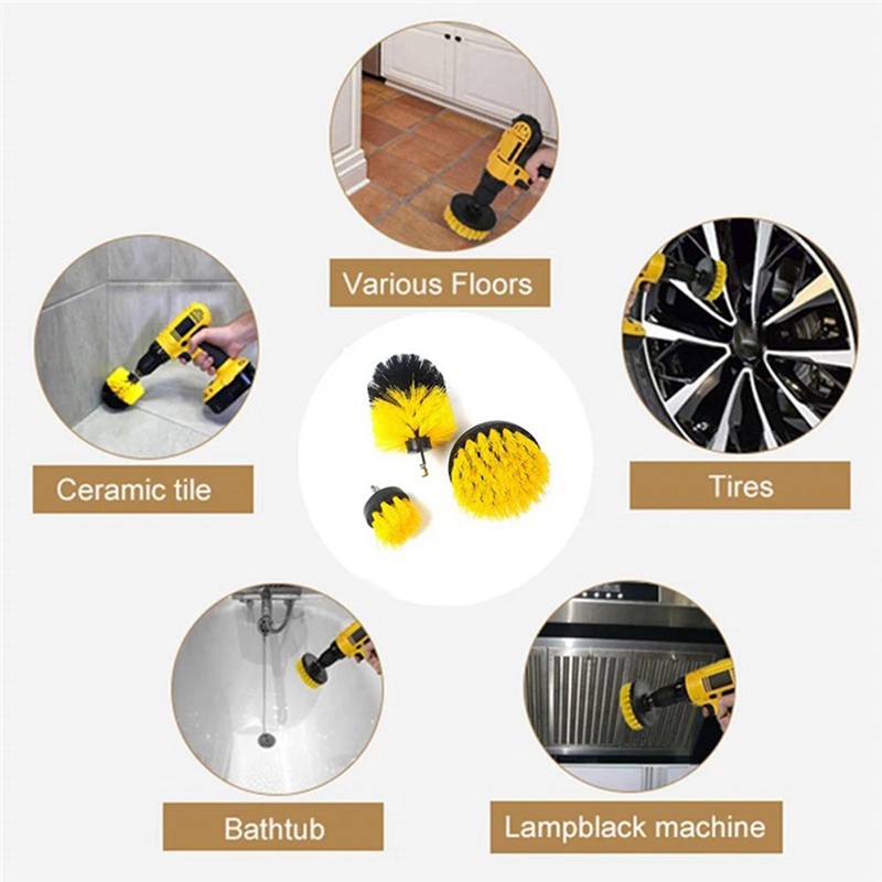 15pcs 전기 바닥 청소기 세트 원형 청소 브러시 ​ - Car Cleaning Brush 리뷰 및 가격